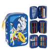 Plumier triple azul de Sonic the Hedgehog CERDÁ