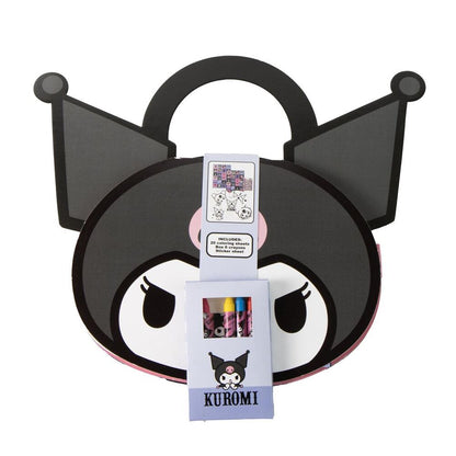 Álbum para colorear Kuromi con seis ceras y pegatinas