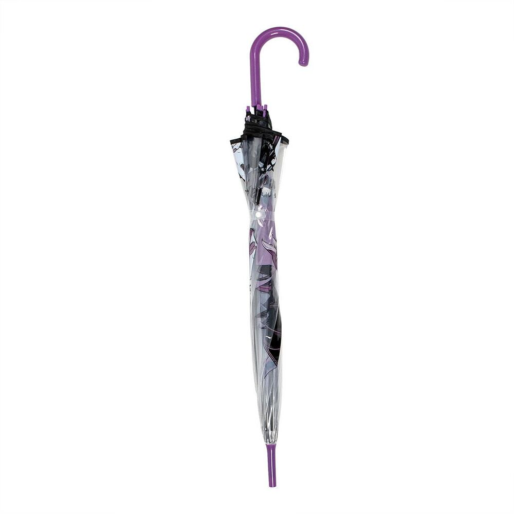 Paraguas transparente de Maléfica Disney Villanas con mango morado - 2