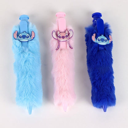 Bolígrafos de peluche Stitch Disney en azul y rosa - 2