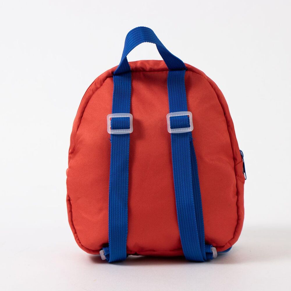 Mochila roja de guardería Hello Kitty con rostro frontal blanco - 2