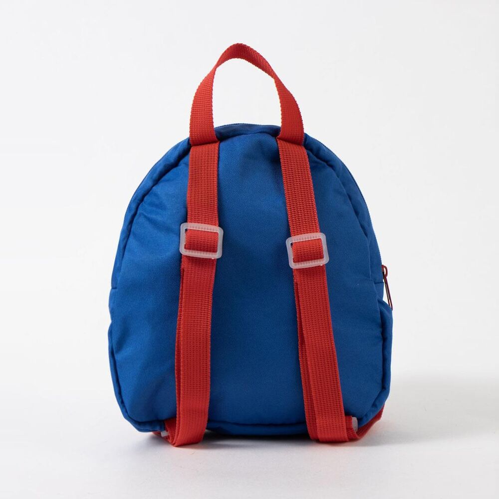 Mochila de guardería Spidey Marvel azul con rostro en relieve - 2
