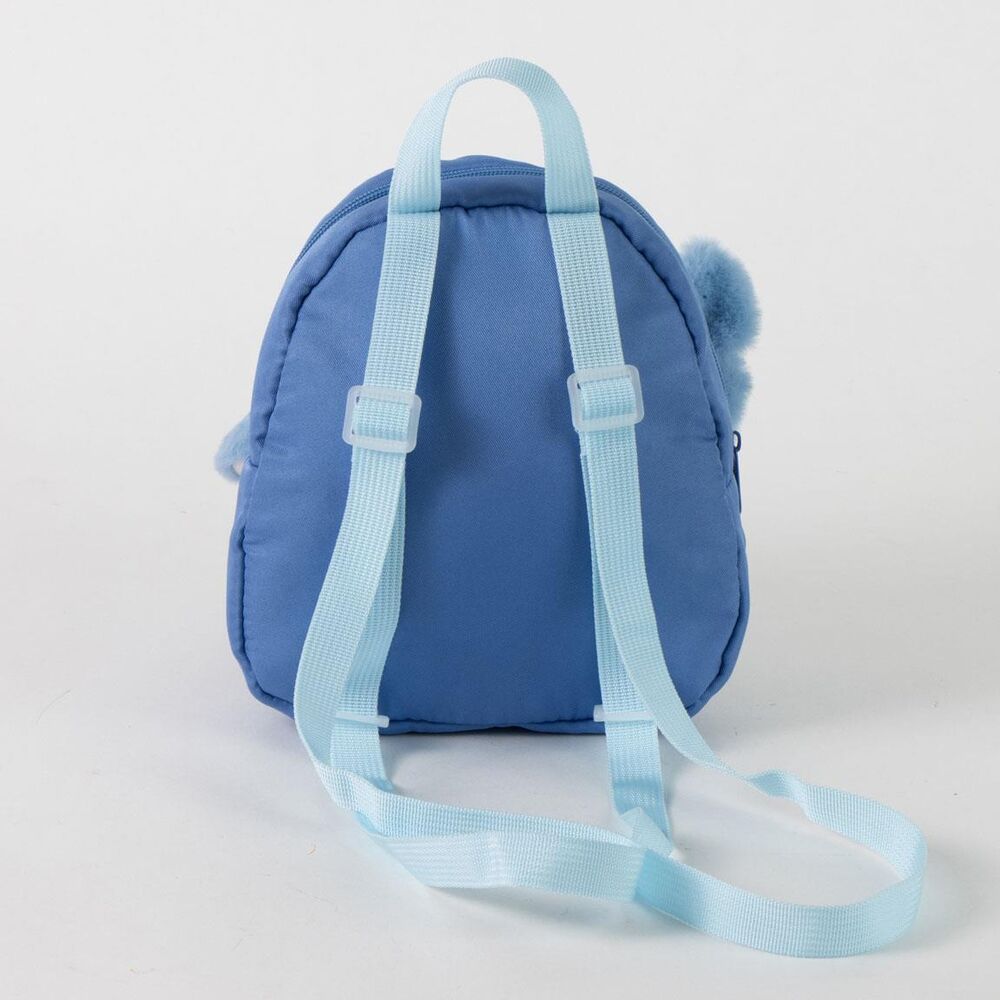 Mochila azul de guardería Stitch Disney con rostro y orejas del personaje - 2