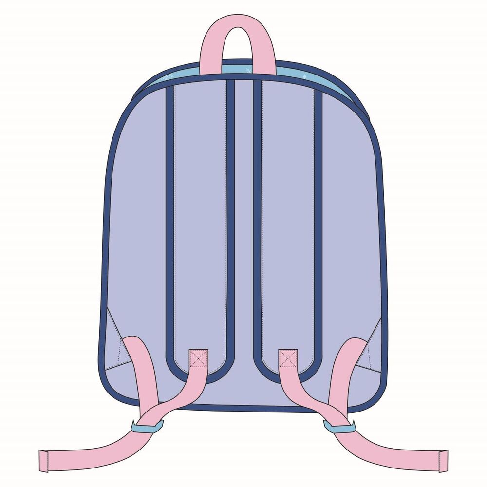 Mochila infantil 3D de Elsa de Frozen con paisaje nevado - 2