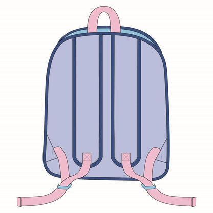 Mochila infantil 3D de Elsa de Frozen con paisaje nevado - 2