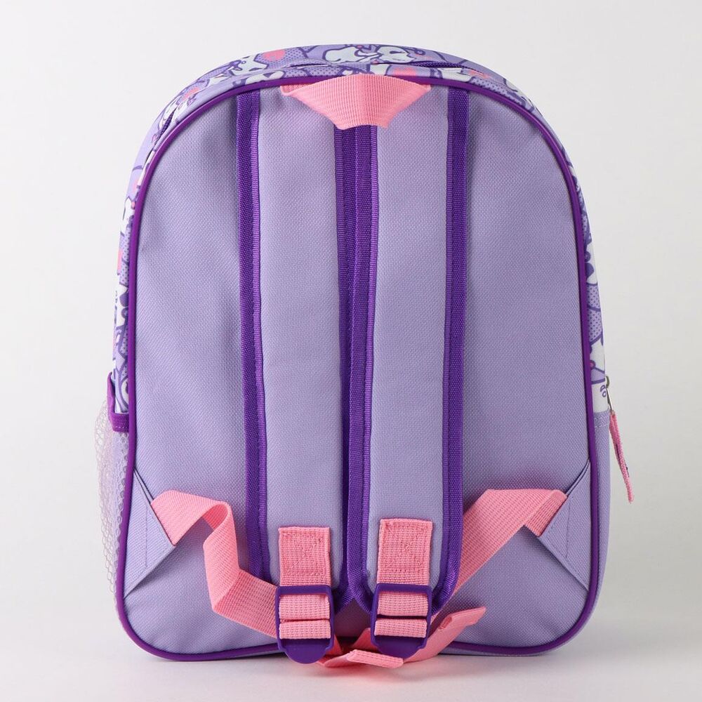 Mochila infantil lila 3D de Kuromi con estampado de personajes - 2