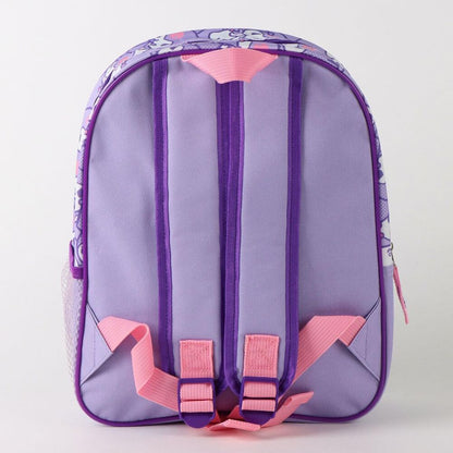 Mochila infantil lila 3D de Kuromi con estampado de personajes - 2
