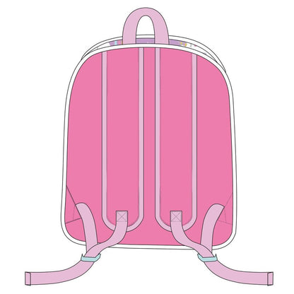 Mochila 3D rosa de Peppa Pig con unicornio - 2