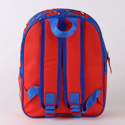 Mochila infantil 3D de Spider-Man Marvel en rojo y azul - 2