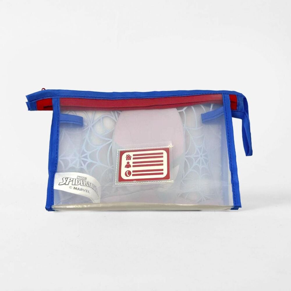 Set de aseo Spider-Man Marvel con neceser, cepillo, bote y pieza textil - 2