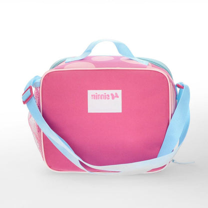 Bolsa portameriendas 3D de Minnie Disney rosa con bolsillo lateral - 2