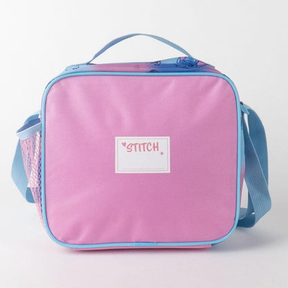 Bolsa portameriendas 3D de Stitch Disney azul y rosa - 2
