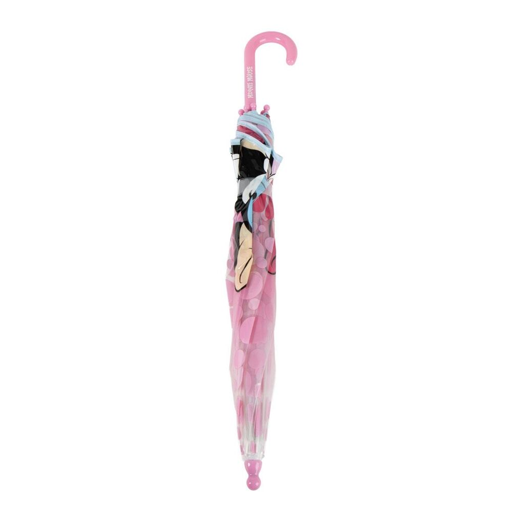 Paraguas manual rosa transparente Minnie and Friends Disney - 2