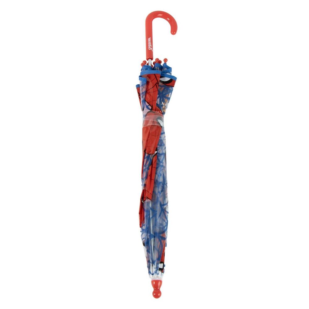 Paraguas transparente Spider-Man Marvel con estampado de telarañas - 2