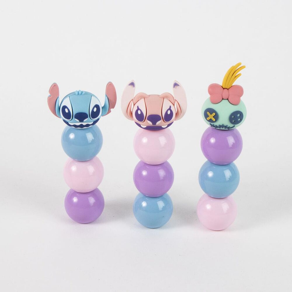 Subrayadores apilables Stitch Disney surtidos en tonos pastel - 2