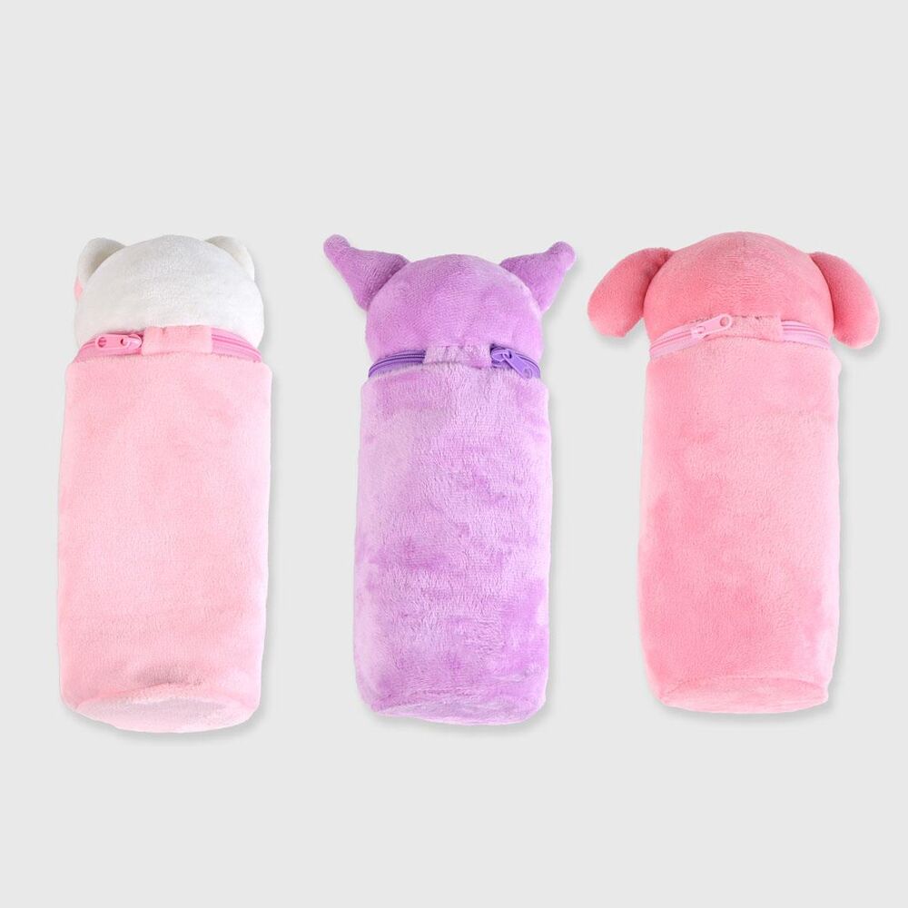 Portatodo de peluche Hello Kitty surtido con modelos Kuromi y My Melody - 3