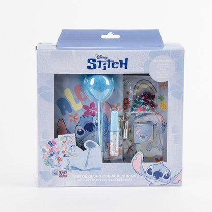 Set de diario Stitch Disney con accesorios de papelería - 3