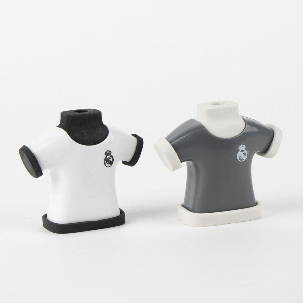 Sacapuntas con borrador Real Madrid con forma de camiseta en colores surtidos - 3