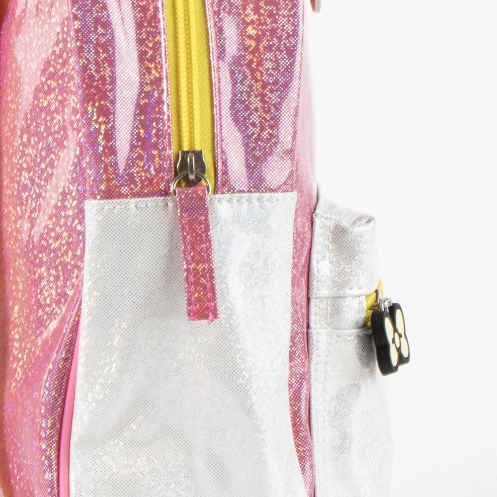 Mochila infantil rosa de My Melody Hello Kitty con bolsillo frontal - 3