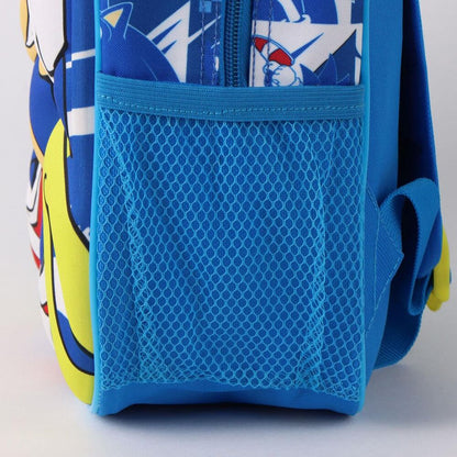 Mochila infantil 3D azul de Sonic the Hedgehog - 3