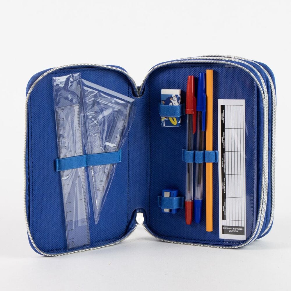 Plumier triple azul de Sonic the Hedgehog CERDÁ - 3
