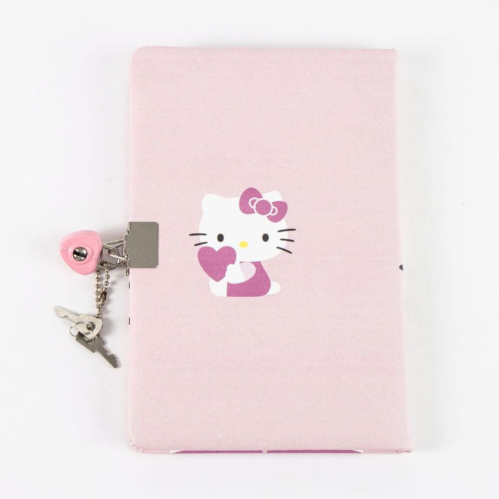 Diario rosa de Hello Kitty con bolígrafo a juego - 2