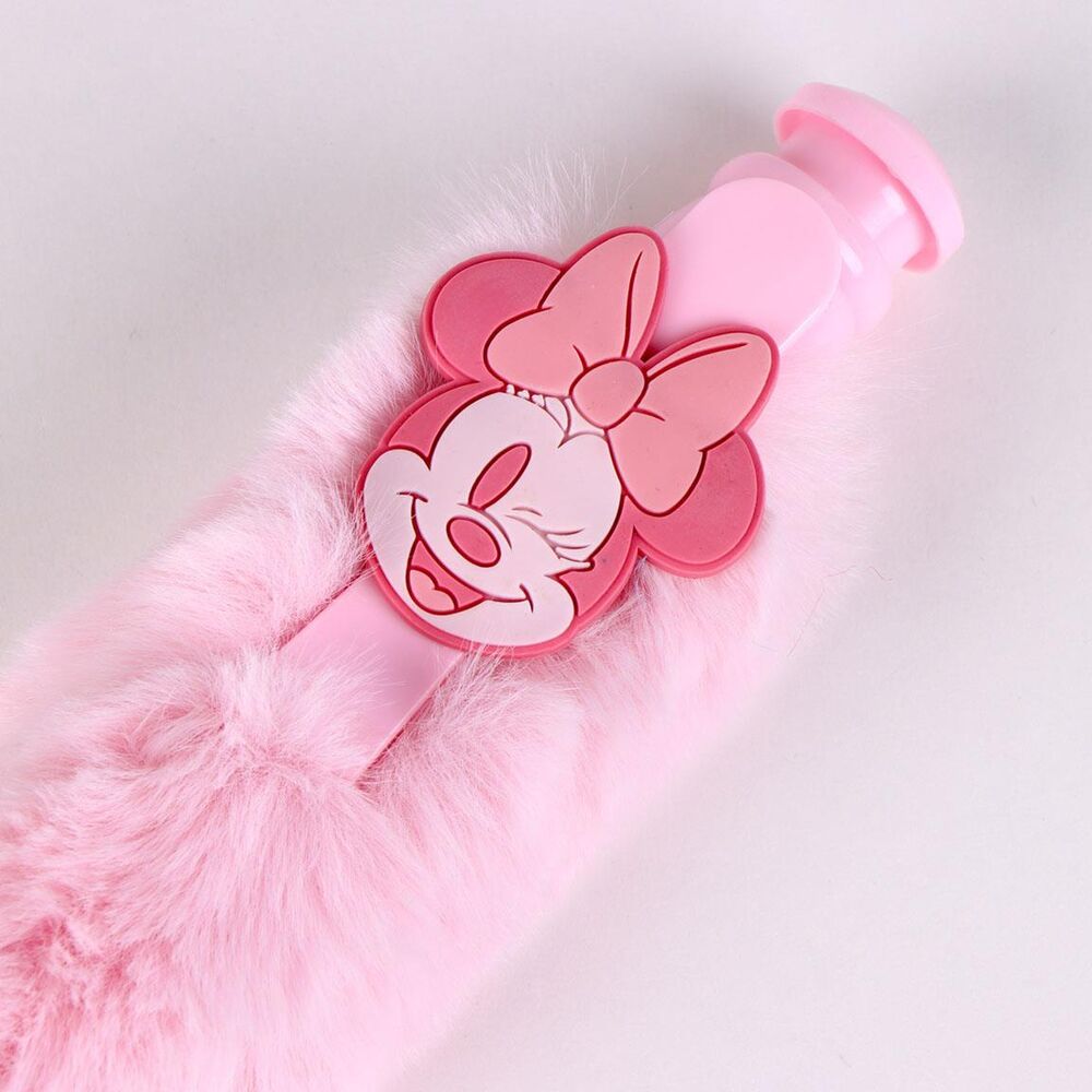 Bolígrafo de peluche Minnie Mouse Disney en rojo y rosa - 4