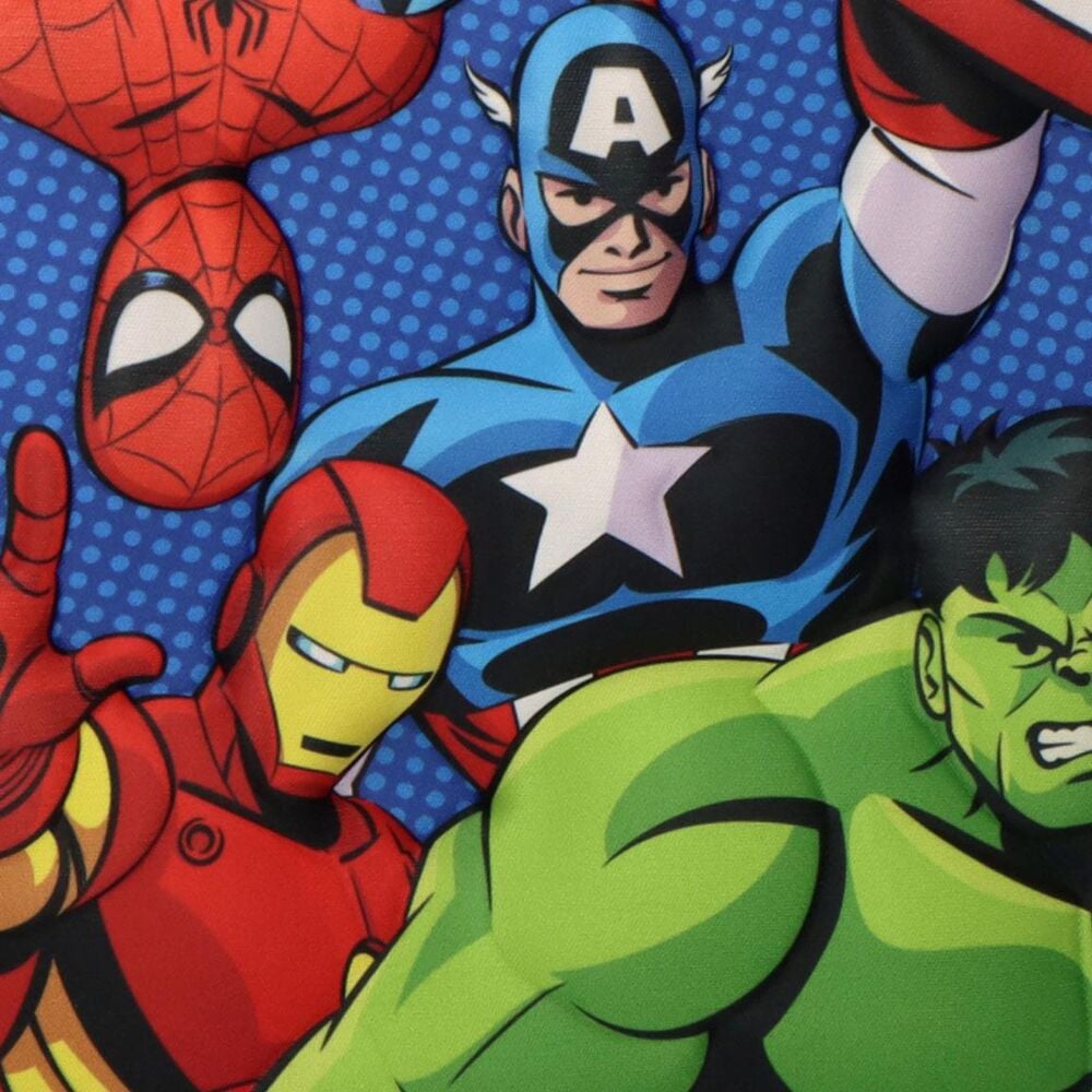 Bolsa portameriendas 3D de Los Vengadores Marvel con Spider-Man, Capitán América, Iron Man y Hulk - 4