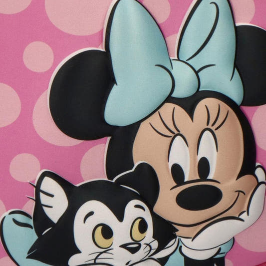 Bolsa portameriendas 3D de Minnie Disney rosa con bolsillo lateral - 4