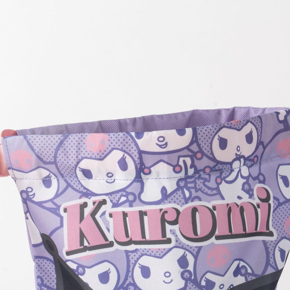 Saco Kuromi Hello Kitty con estampado lila y rosa - 4