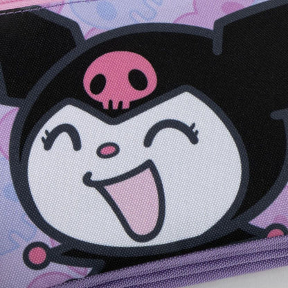 Portatodo triple Kuromi Hello Kitty lila y rosa - 4