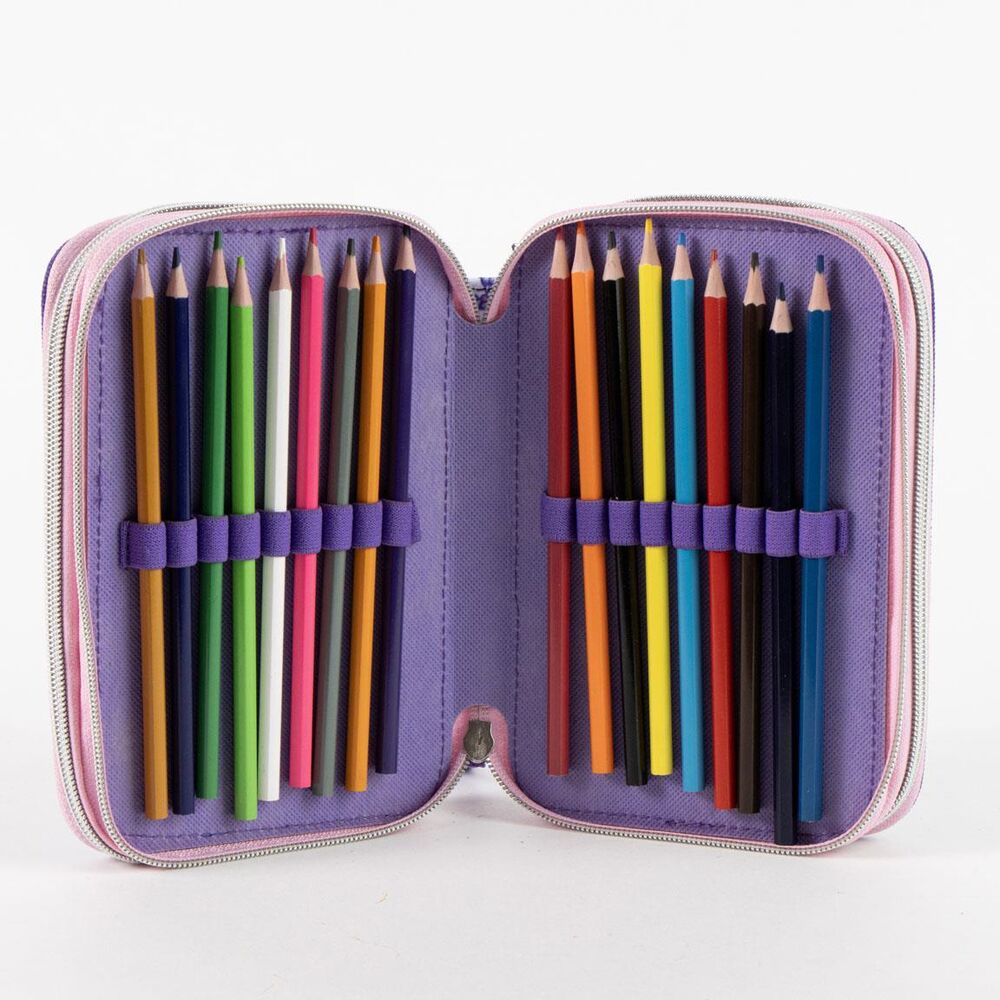 Plumier triple morado de Kuromi Hello Kitty - 4