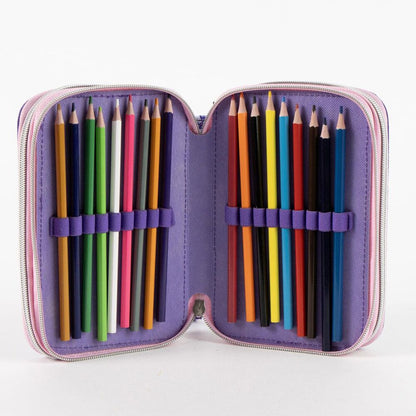 Plumier triple morado de Kuromi Hello Kitty - 4