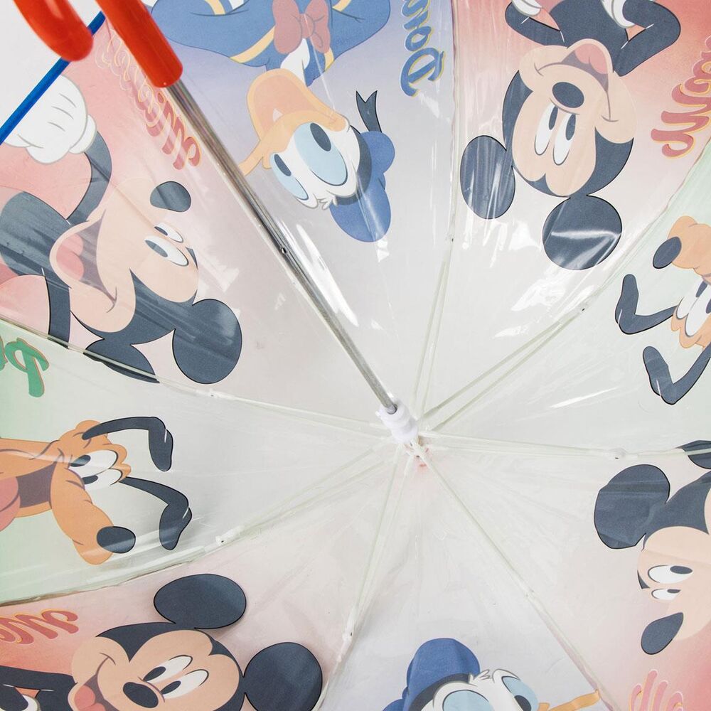 Paraguas transparente Mickey and Friends Disney con estampado de Mickey y sus amigos - 4