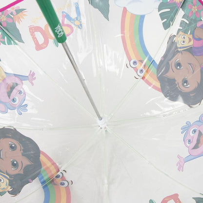 Paraguas transparente de Dora la Exploradora con Dora y Botas - 4