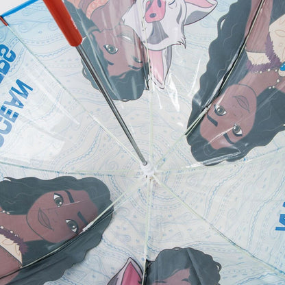 Paraguas transparente de Vaiana Moana Disney con diseño Ocean Sisters - 4