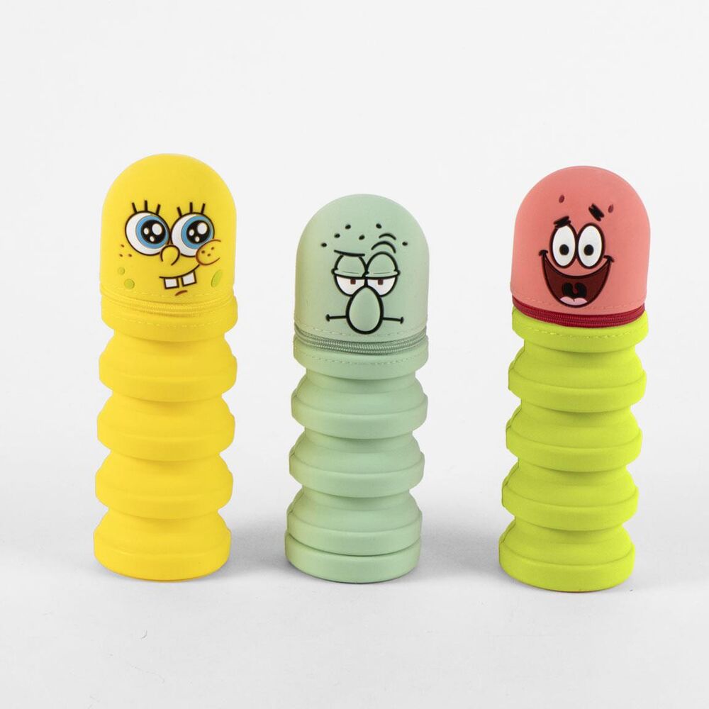 Portatodos de silicona de Bob Esponja, Patricio y Calamardo - 4