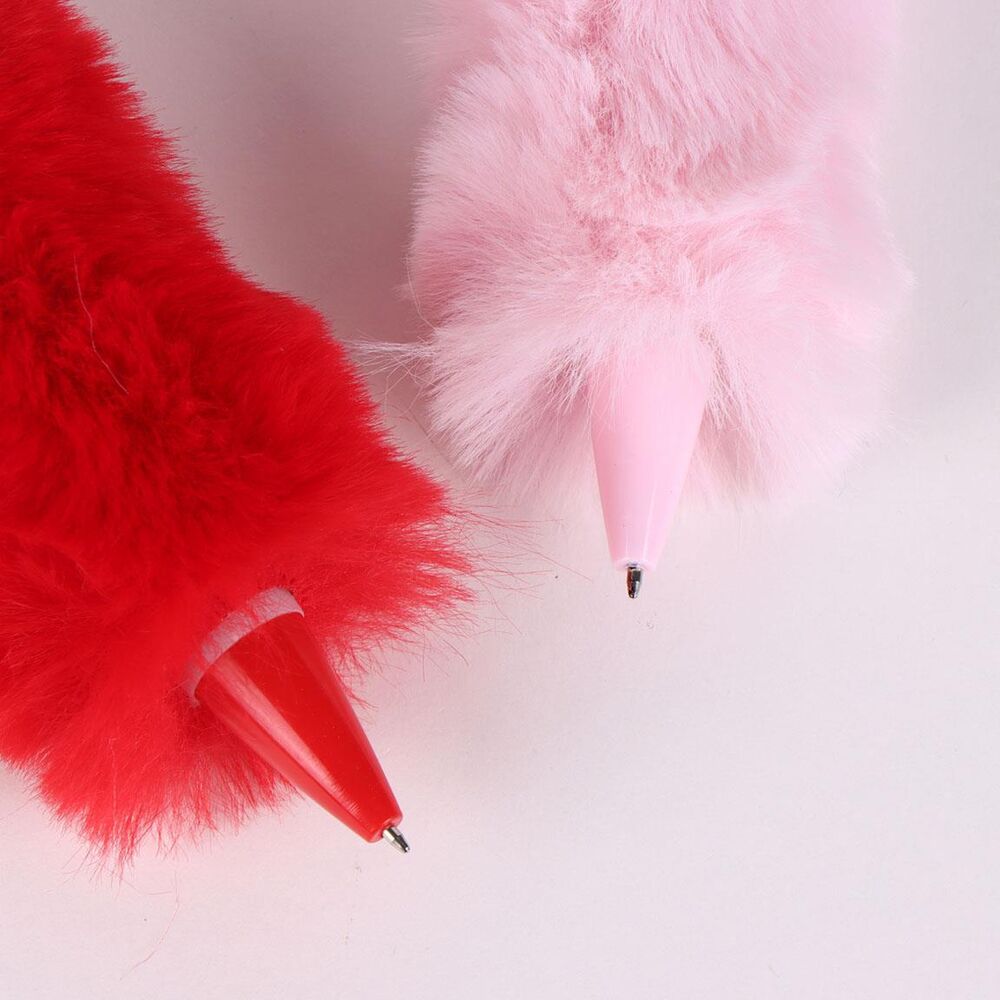 Bolígrafo de peluche Minnie Mouse Disney en rojo y rosa - 5