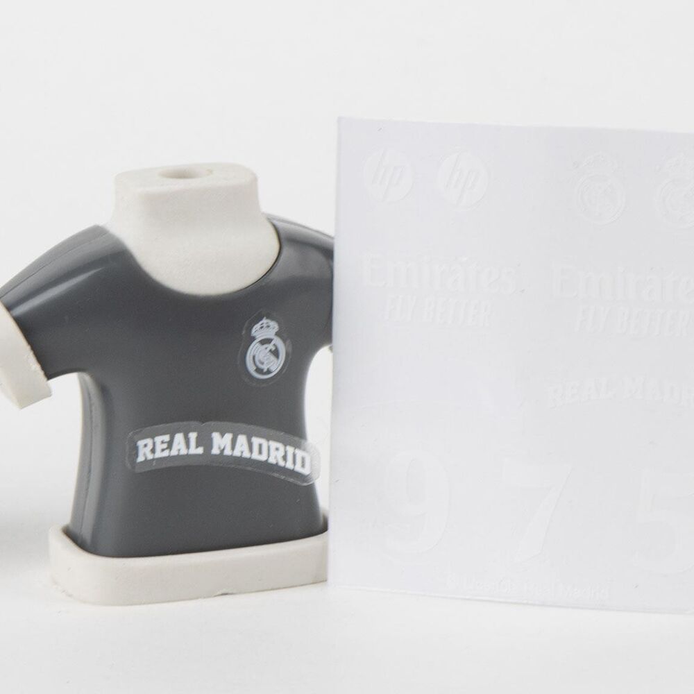 Sacapuntas con borrador Real Madrid con forma de camiseta en colores surtidos - 5