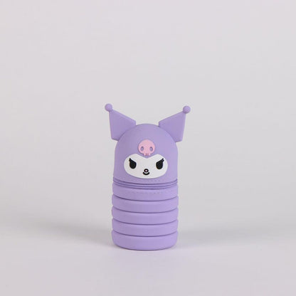 Portatodos de silicona surtidos de Hello Kitty, Kuromi y My Melody - 5