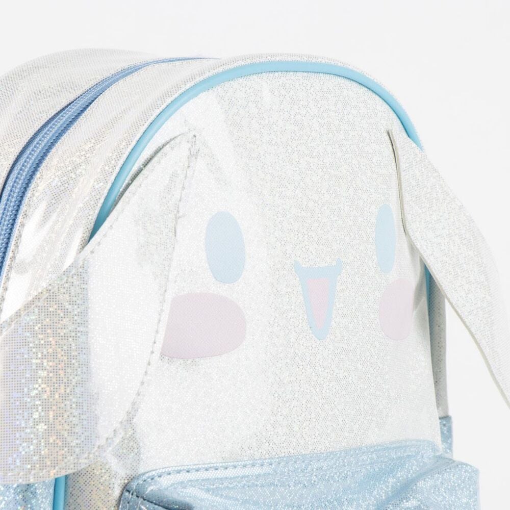 Mochila infantil Cinnamoroll Hello Kitty blanca y azul claro - 5