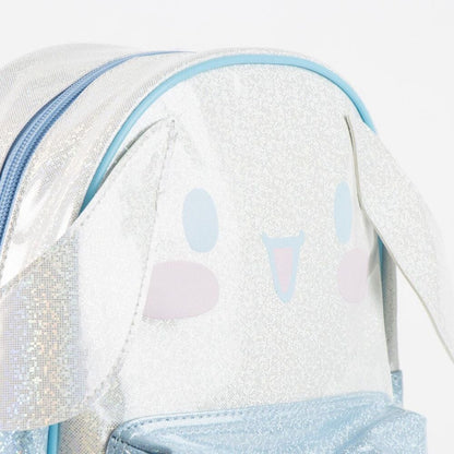Mochila infantil Cinnamoroll Hello Kitty blanca y azul claro - 5