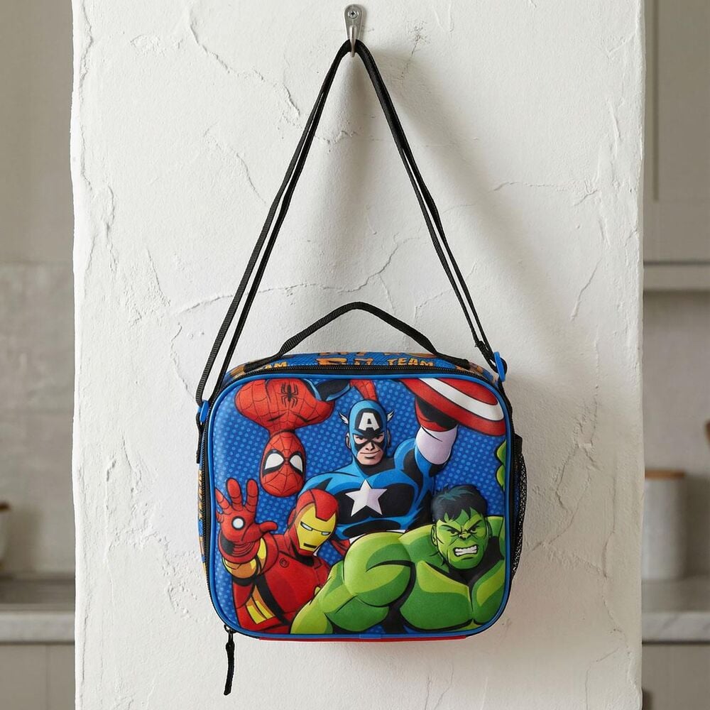 Bolsa portameriendas 3D de Los Vengadores Marvel con Spider-Man, Capitán América, Iron Man y Hulk - 5