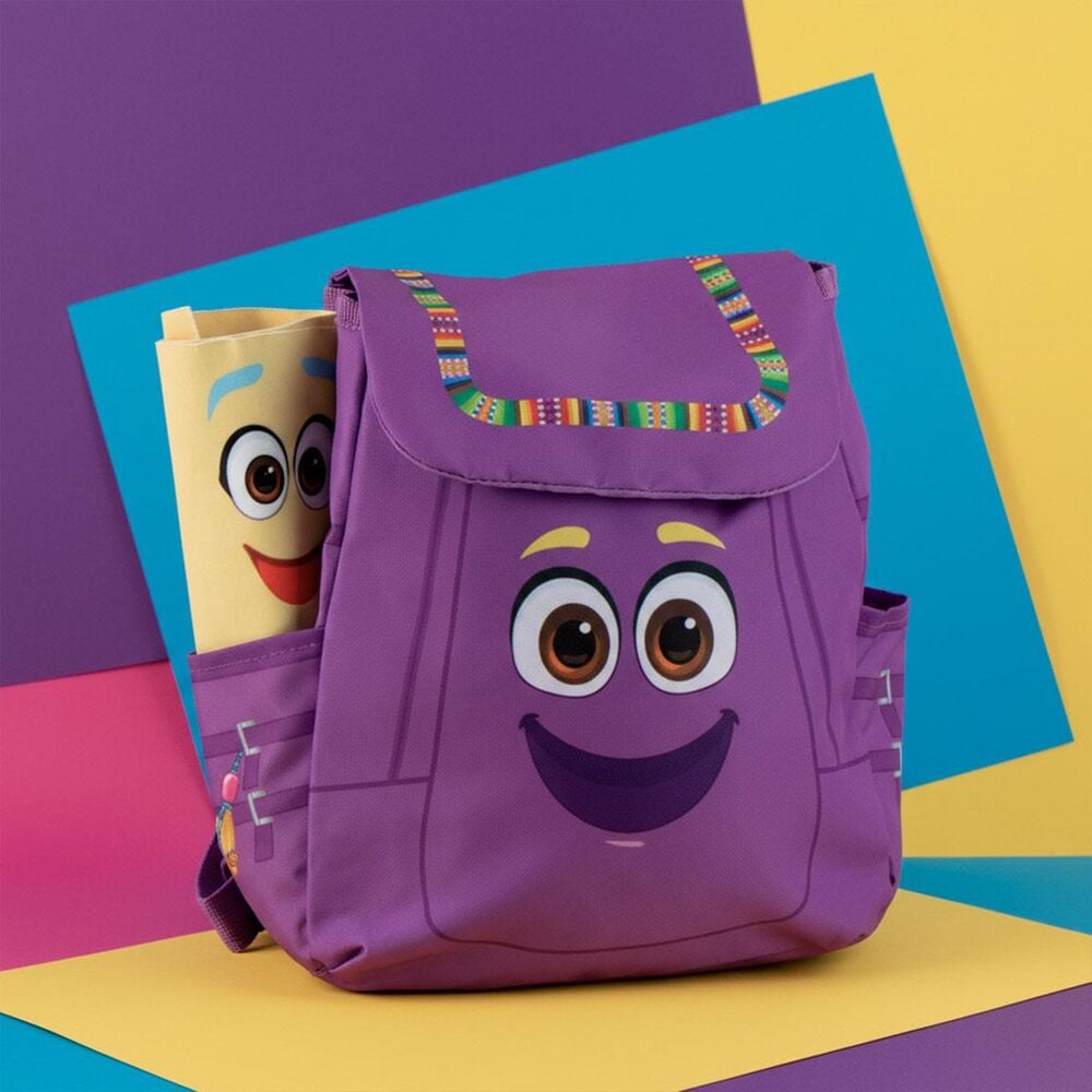 Mochila morada de Dora la Exploradora con bolsillo lateral - 6