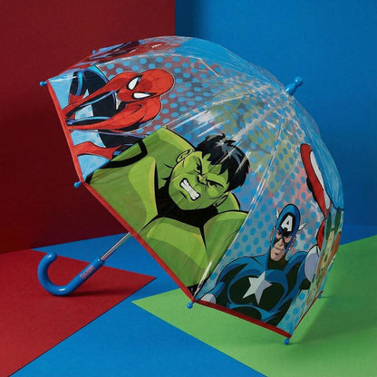 Paraguas transparente Marvel Avengers con Spider-Man, Hulk y Capitán América - 6