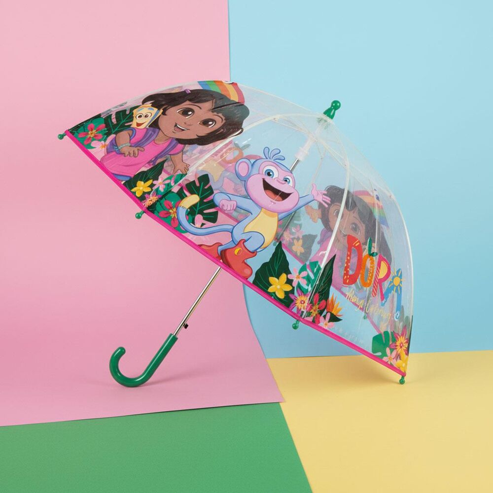 Paraguas transparente de Dora la Exploradora con Dora y Botas - 6