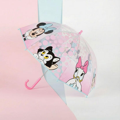 Paraguas manual rosa transparente Minnie and Friends Disney - 6