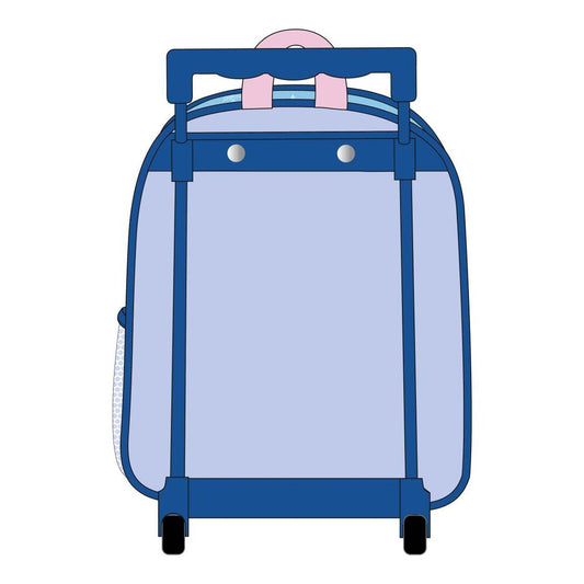 Trolley 3D azul de Elsa Frozen Disney con ruedas - 2