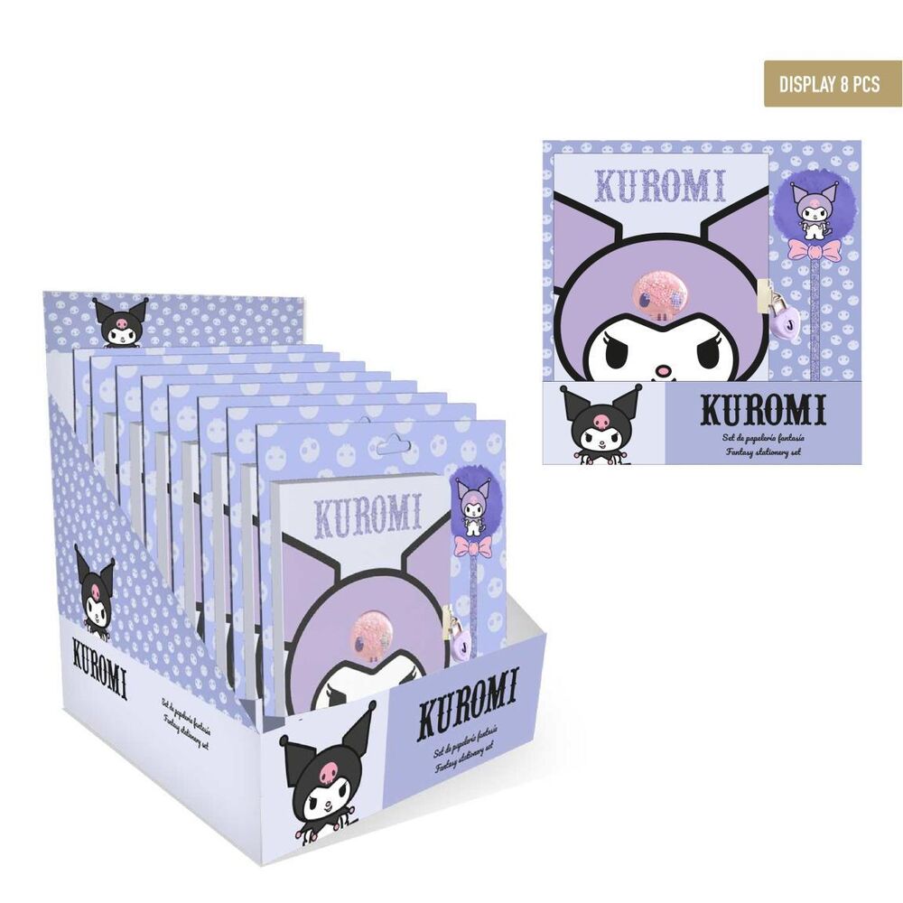 Diario Kuromi morado con bolígrafo incluido - 2