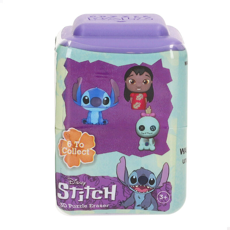 Cápsula puzzle 3D de goma de borrar Disney Stitch